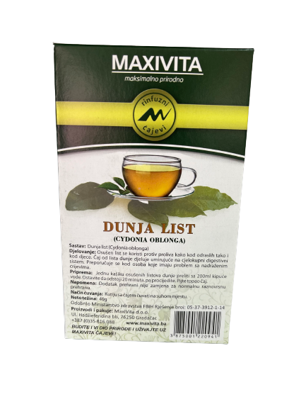 rinfuzni čaj dunja list maxivita