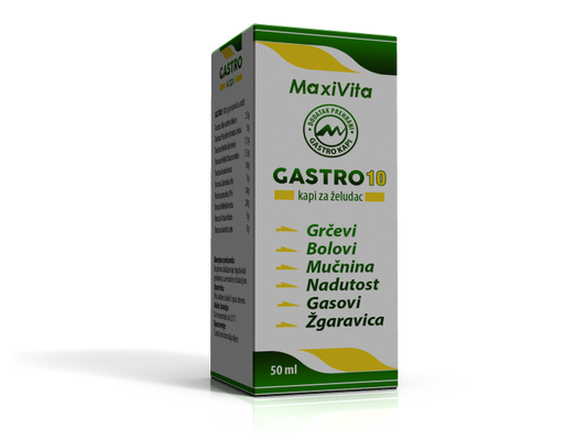 Gastro 10 kapi za želudac Maxivita